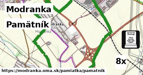 pamätník v Modranka