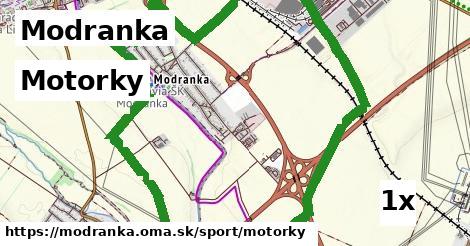 Motorky, Modranka