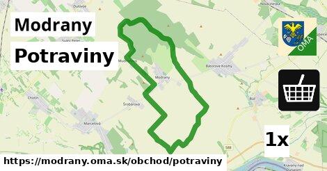 Potraviny, Modrany