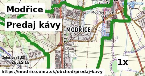 Predaj kávy, Modřice