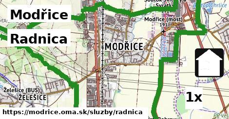 Radnica, Modřice