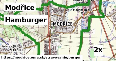 hamburger v Modřice