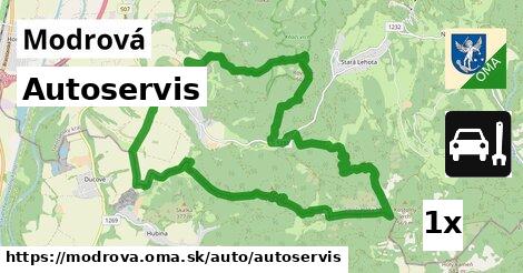 Autoservis, Modrová