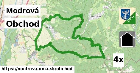 obchod v Modrová