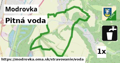 Pitná voda, Modrovka