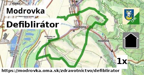 Defiblirátor, Modrovka