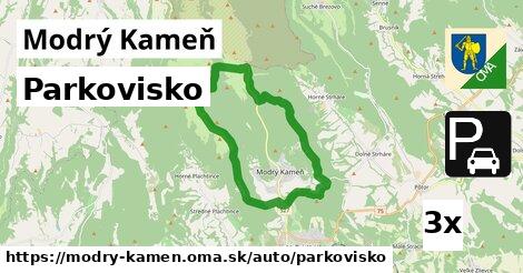 Parkovisko, Modrý Kameň