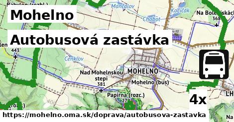 Autobusová zastávka, Mohelno