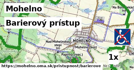 Barierový prístup, Mohelno