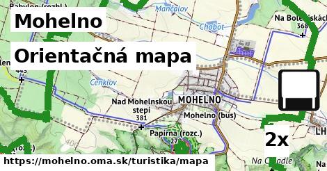 Orientačná mapa, Mohelno