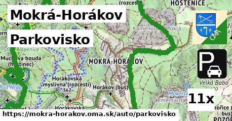 Parkovisko, Mokrá-Horákov