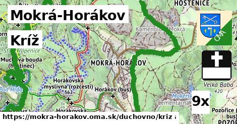 Kríž, Mokrá-Horákov