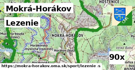 Lezenie, Mokrá-Horákov