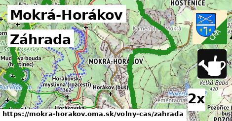 Záhrada, Mokrá-Horákov