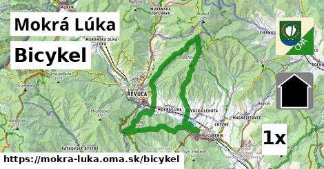 bicykel v Mokrá Lúka