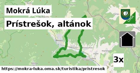 Prístrešok, altánok, Mokrá Lúka