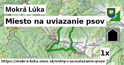 miesto na uviazanie psov v Mokrá Lúka