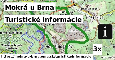 Turistické informácie, Mokrá u Brna