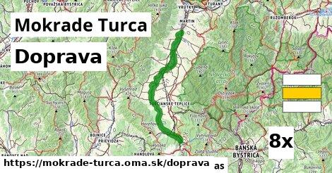 doprava v Mokrade Turca
