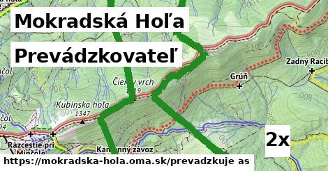 prevádzkovateľ v Mokradská Hoľa