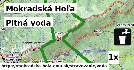 pitná voda v Mokradská Hoľa