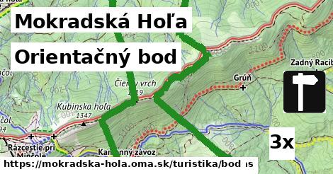 Orientačný bod, Mokradská Hoľa