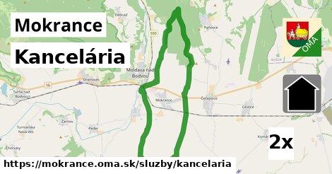 Kancelária, Mokrance