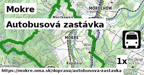 Autobusová zastávka, Mokre