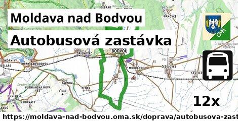 Autobusová zastávka, Moldava nad Bodvou