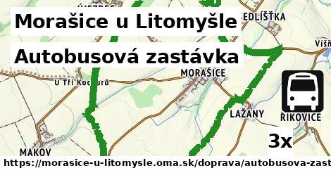 Autobusová zastávka, Morašice u Litomyšle