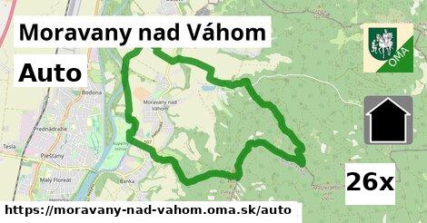 auto v Moravany nad Váhom