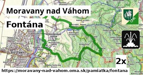 fontána v Moravany nad Váhom