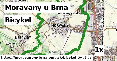 bicykel v Moravany u Brna