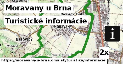 Turistické informácie, Moravany u Brna
