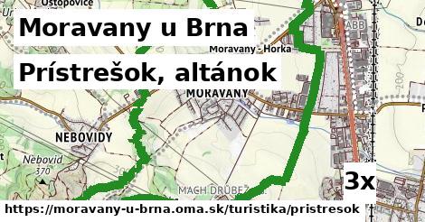 Prístrešok, altánok, Moravany u Brna