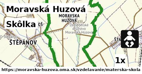 Skôlka, Moravská Huzová