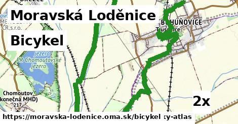 bicykel v Moravská Loděnice