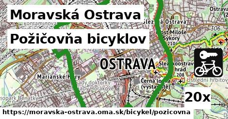 Požičovňa bicyklov, Moravská Ostrava