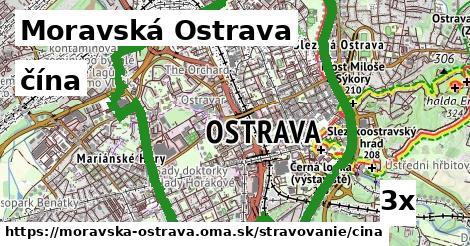 čína, Moravská Ostrava