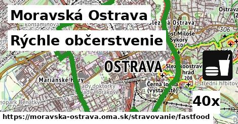 rýchle občerstvenie v Moravská Ostrava