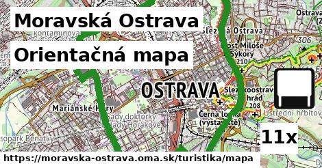 Orientačná mapa, Moravská Ostrava