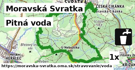 Pitná voda, Moravská Svratka