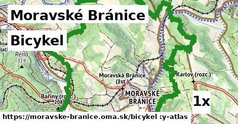 bicykel v Moravské Bránice