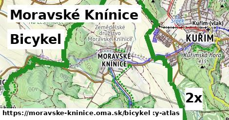 bicykel v Moravské Knínice