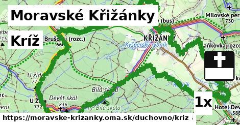 kríž v Moravské Křižánky