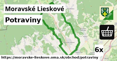 Potraviny, Moravské Lieskové