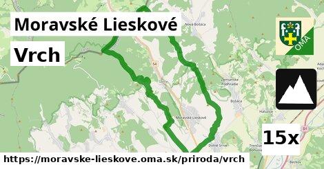 Vrch, Moravské Lieskové