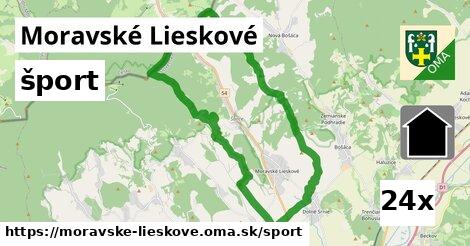 šport v Moravské Lieskové