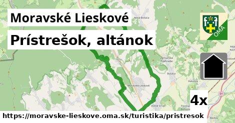 Prístrešok, altánok, Moravské Lieskové