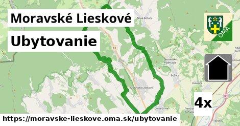 ubytovanie v Moravské Lieskové